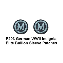1:6 Scale German WWII Insignia Elite Buttion Sleeve Patches